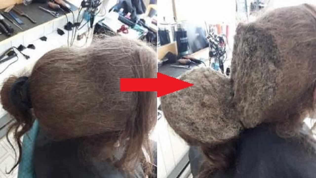 Cô gái không gội đầu 3 năm đến tiệm cắt tóc, vừa đụng kéo, thợ hớt tóc nói: “Bỏ hết đi”