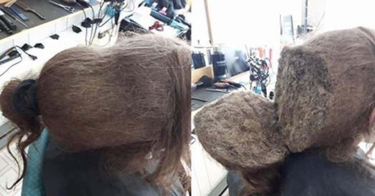 Cô gái không gội đầu 3 năm đến tiệm cắt tóc, vừa đụng kéo, thợ hớt tóc nói: “Bỏ hết đi”