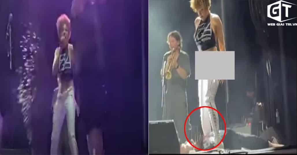 Nữ ca sĩ rock đi tiểu lên mặt fan ngay trên sân khấu, phản ứng của anh chàng sau đó khiến dân mạng càng ‘cạn lời’