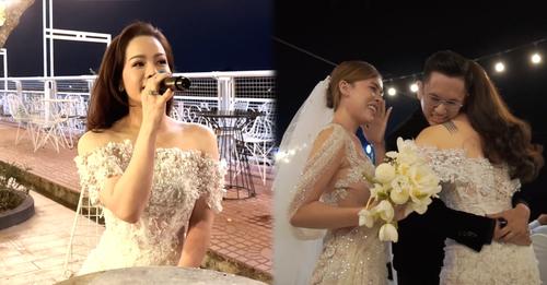 Cô dâu, chú rể oà khóc khi Nhật Kim Anh bất ngờ xuất hiện ở đám cưới